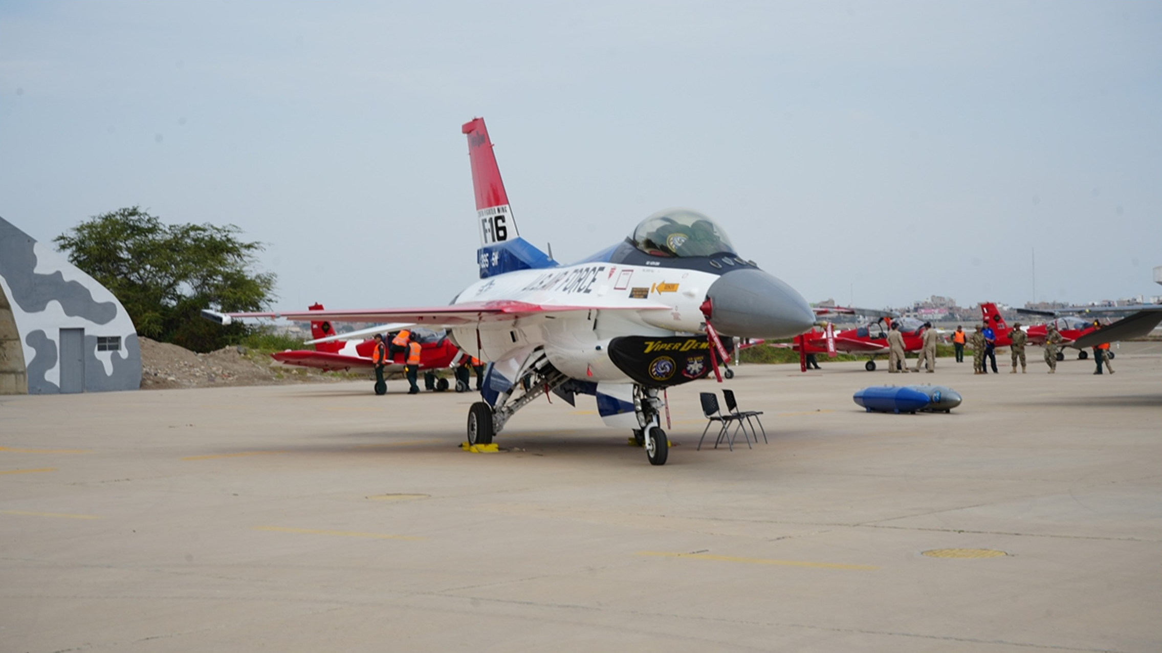 F-16 fighter in Peru